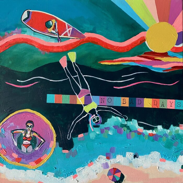 Kozma Andi No bad days 50x50 cm