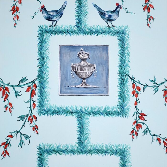 Deli Anett, 1. Fríz, akril, vászon, festmény