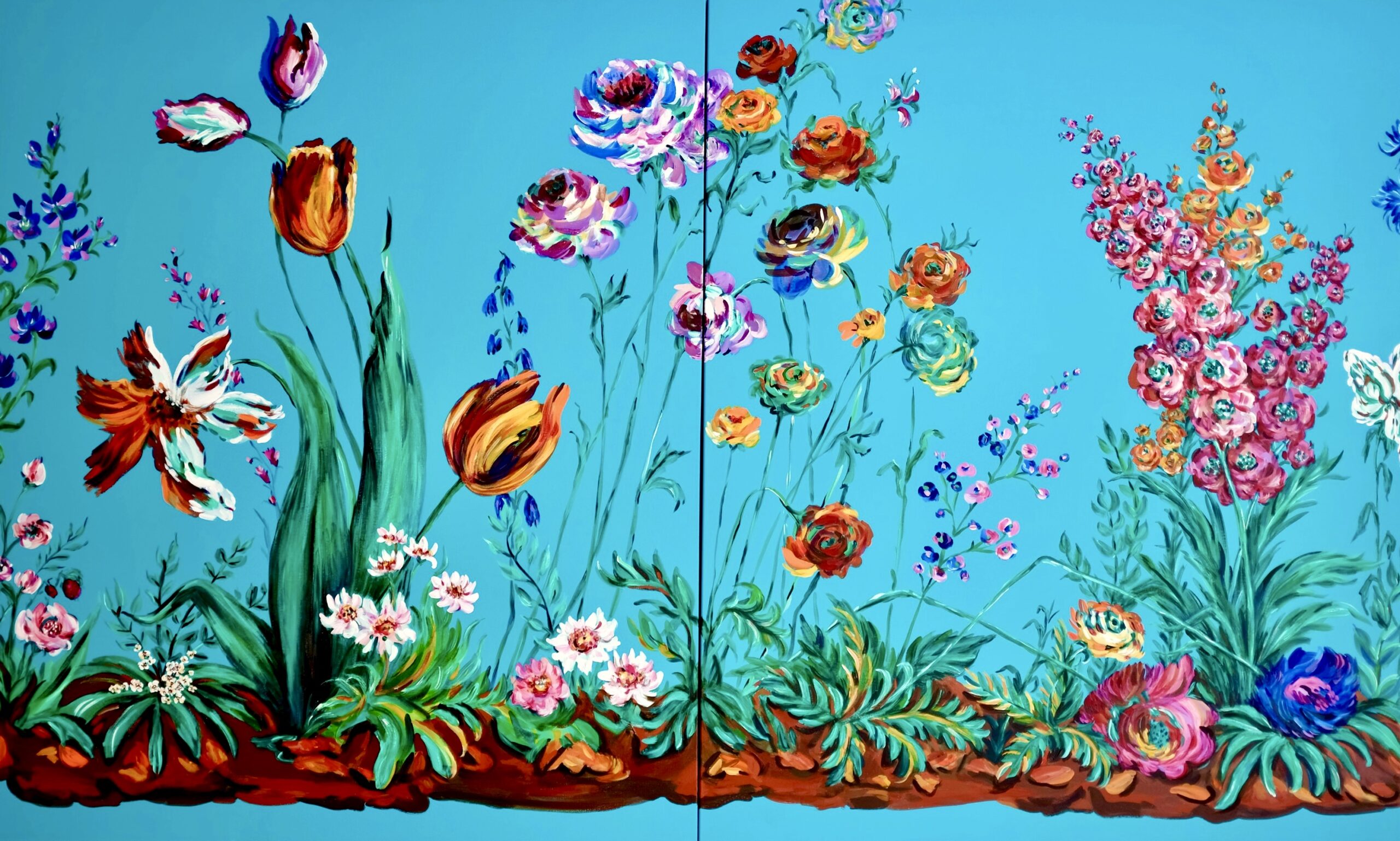 Deli Anett – Ágyás (diptichon)